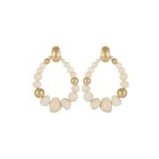 Earrings Gas Bijoux , White , Dames