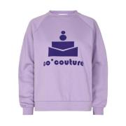 Sweatshirt Co'Couture , Purple , Dames
