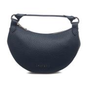 Handtas met ritssluiting en logo details Orciani , Blue , Dames