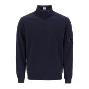 Lichtgewicht Quarter Zip Sweatshirt C.p. Company , Blue , Heren