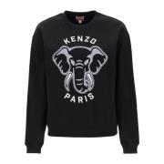 Geborduurd Jungle Sweatshirt Kenzo , Black , Dames