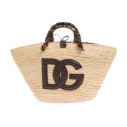 Medium Kendra shopper tas Dolce & Gabbana , Beige , Dames