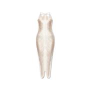 ‘Renata’ jurk met franjes Cult Gaia , White , Dames