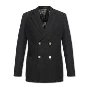 Tweed blazer Emporio Armani , Black , Heren