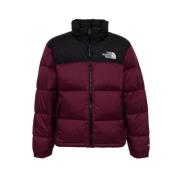 Nuptse Puffer Jas The North Face , Purple , Heren