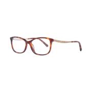 Bruine Dames Rechthoekige Optische Brillen Swarovski , Brown , Dames