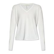 V-hals top Rag & Bone , White , Dames