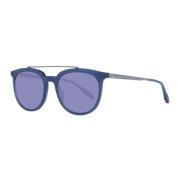 Blauwe Aviator Zonnebril Hackett , Blue , Heren