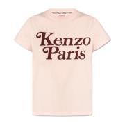 T-shirt met logo Kenzo , Pink , Dames
