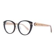 Bruine Cat Eye Optische Brillen voor Vrouwen Swarovski , Brown , Dames