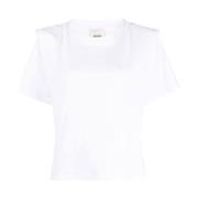 Witte Zelitos Tee Shirt Isabel Marant Étoile , White , Dames