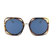 Bruine Ss23 zonnebril met tijdloze elegantie Dior , Brown , Dames