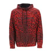 Stijlvolle Rode Windbreaker Jas Dolce & Gabbana , Red , Heren