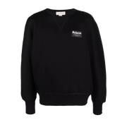 Zwarte Logo Sweatshirt voor Heren Alexander McQueen , Black , Heren