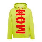 Groene Logo Hoodie voor Heren Moncler , Green , Heren