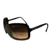 Pre-owned Plastic sunglasses Chanel Vintage , Black , Dames