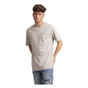 5D Heritage Logo T-Shirt Iceberg , Gray , Heren