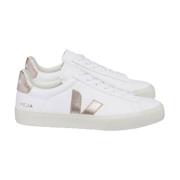 Campo Chromefree Leather Sneakers Veja , White , Dames