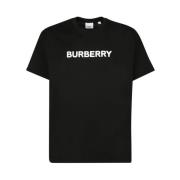 T-shirt met logoprint Burberry , Black , Heren