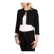 Lente/Zomer Dames Blazer Guess , Black , Dames