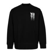 Organisch Katoenen Sweatshirt Y-3 , Black , Heren