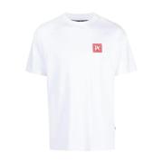 Klassiek Ski Club T-Shirt Palm Angels , White , Heren