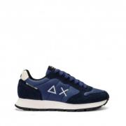 Navy Sneakers - Tom Classic Model Sun68 , Blue , Heren