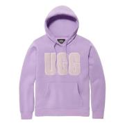 Paarse Rey Logo Hoodies UGG , Purple , Dames