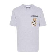 Grijze Teddy Bear T-shirts en Polos Moschino , Gray , Heren