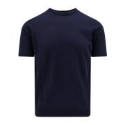 Katoenen Crew-neck Sweater Roberto Collina , Blue , Heren