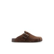 ‘Sunday’ suède slides Balenciaga , Brown , Heren