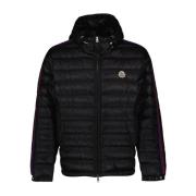 Gewatteerde capuchonjas Moncler , Black , Heren