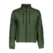 Hoogsluitende gewatteerde jas Moncler , Green , Heren