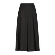 Zwarte Wollen Rokbroek Max Mara , Black , Dames