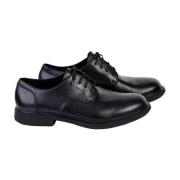 Zwarte Neuman Derby Schoenen met XL Extralight Zool Camper , Black , H...