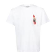 Gnome-print Katoenen T-shirt JW Anderson , White , Heren