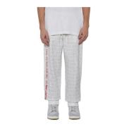 Straight Trousers Helmut Lang , White , Heren