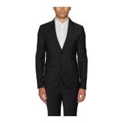 Elegante Formele Blazer Upgrade Stijl Daniele Alessandrini , Black , H...