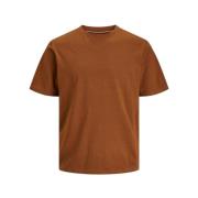 Klassiek T-Shirt Jack & Jones , Brown , Heren