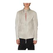 Leren jas Boris Bidjan Saberi , Gray , Heren