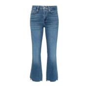 Mini Bootcut Jeans Frame , Blue , Dames