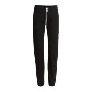 Zwarte Katoenen Denim Jeans met Moto Rits Detail Givenchy , Black , Da...