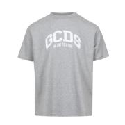 Logo Loose Ronde Hals Katoenen T-Shirt Gcds , Gray , Heren
