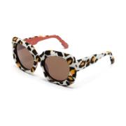 Jellyfish Lake Delacouri Leopard Zonnebril Marni , Multicolor , Dames