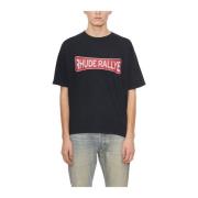 Stijlvolle Rallye T-shirt Rhude , Black , Heren