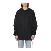 Hoodies Unravel Project , Black , Heren