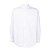 Oversized Wit Katoenen Overhemd met Klassieke Kraag Comme des Garçons ...