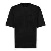 Maurice Essence Zwart Katoenen T-shirt Philippe Model , Black , Heren