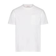 Witte T-shirts Polos voor Heren Valentino Garavani , White , Heren