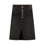 Midi -rokken Versace Jeans Couture , Black , Dames